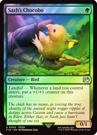 Sazh's Chocobo Foil