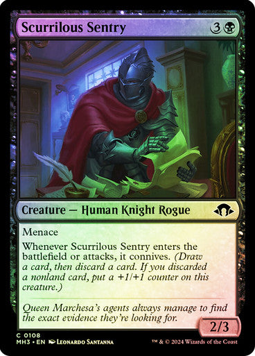 Scurrilous Sentry Foil