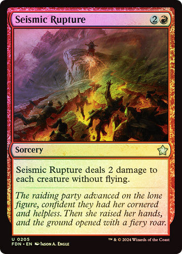 Seismic Rupture Foil