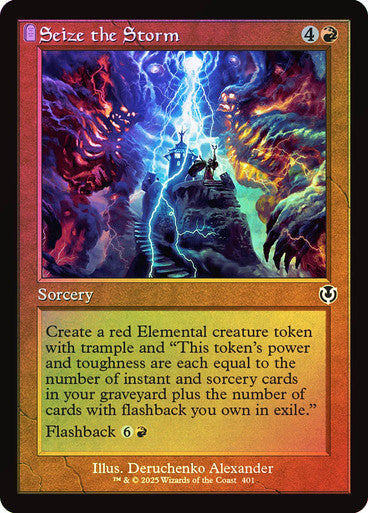 Seize the Storm (Retro Frame) Foil