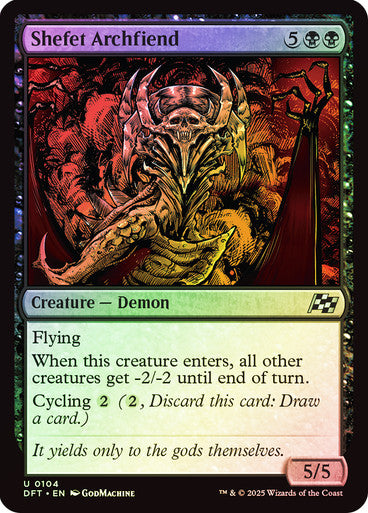 Shefet Archfiend Foil