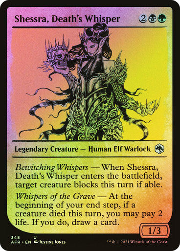 Shessra, Death's Whisper (Showcase) Foil