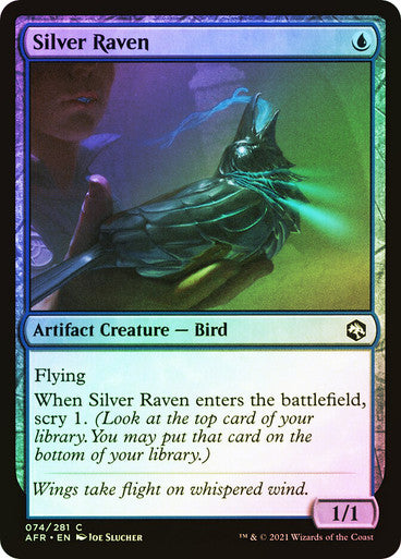 Silver Raven Foil