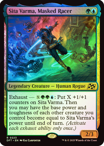 Sita Varma, Masked Racer Foil