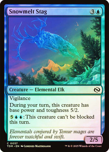 Snowmelt Stag Foil
