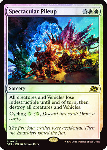 Spectacular Pileup Foil