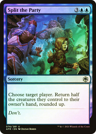 Split the Party Foil