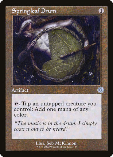 Springleaf Drum (Retro Frame)