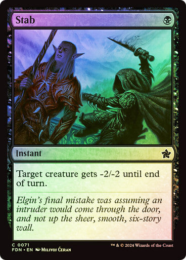 Stab Foil