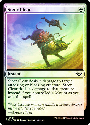 Steer Clear Foil