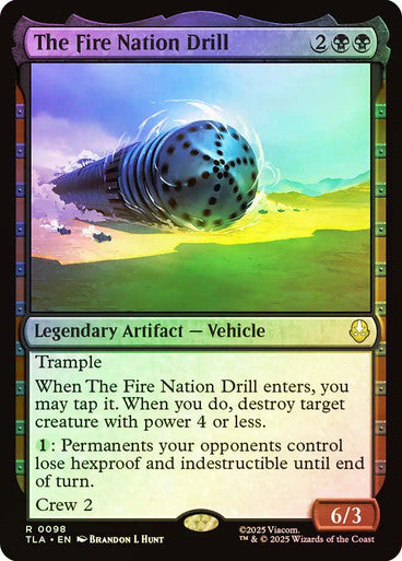 The Fire Nation Drill Foil