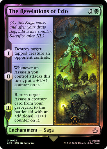The Revelations of Ezio Foil