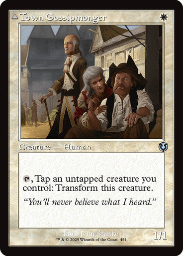 Town Gossipmonger // Incited Rabble (Retro Frame)