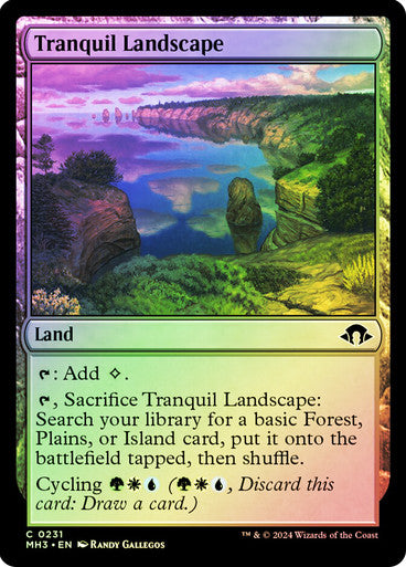 Tranquil Landscape Foil