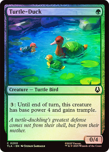 Turtle-Duck Foil