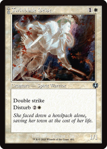 Twinblade Geist // Twinblade Invocation (Retro Frame)