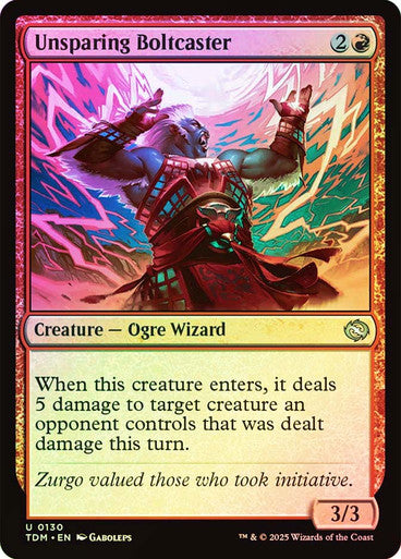 Unsparing Boltcaster Foil