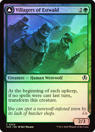 Villagers of Estwald // Howlpack of Estwald Foil