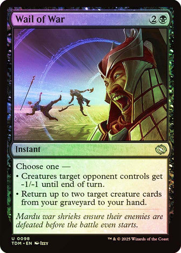 Wail of War Foil