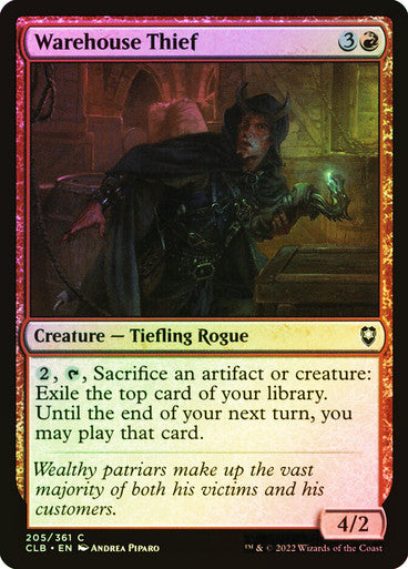 Warehouse Thief Foil