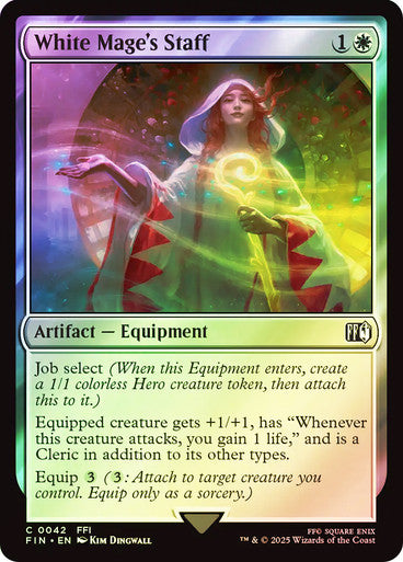 White Mage's Staff Foil