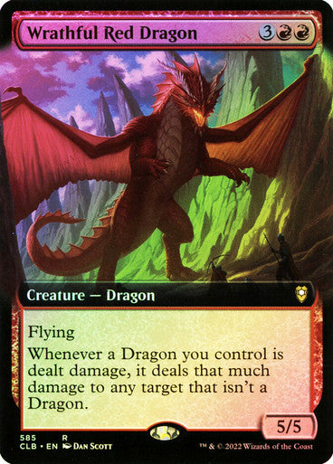 Wrathful Red Dragon (Extended Art) Foil