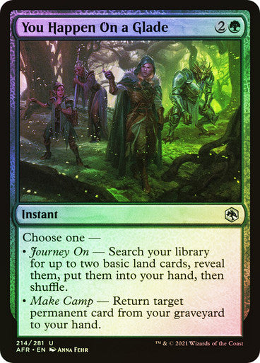 You Happen On a Glade Foil