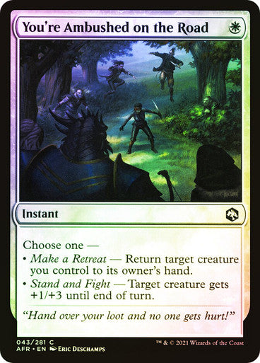 You're Ambushed on the Road Foil