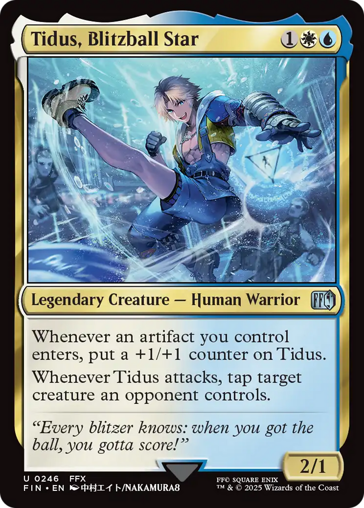 Tidus, Blitzball Star