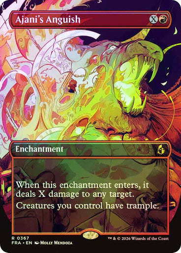 Ajani's Anguish (Borderless) Foil
