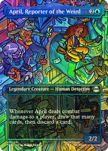 April, Reporter of the Weird (Borderless Scene) Foil