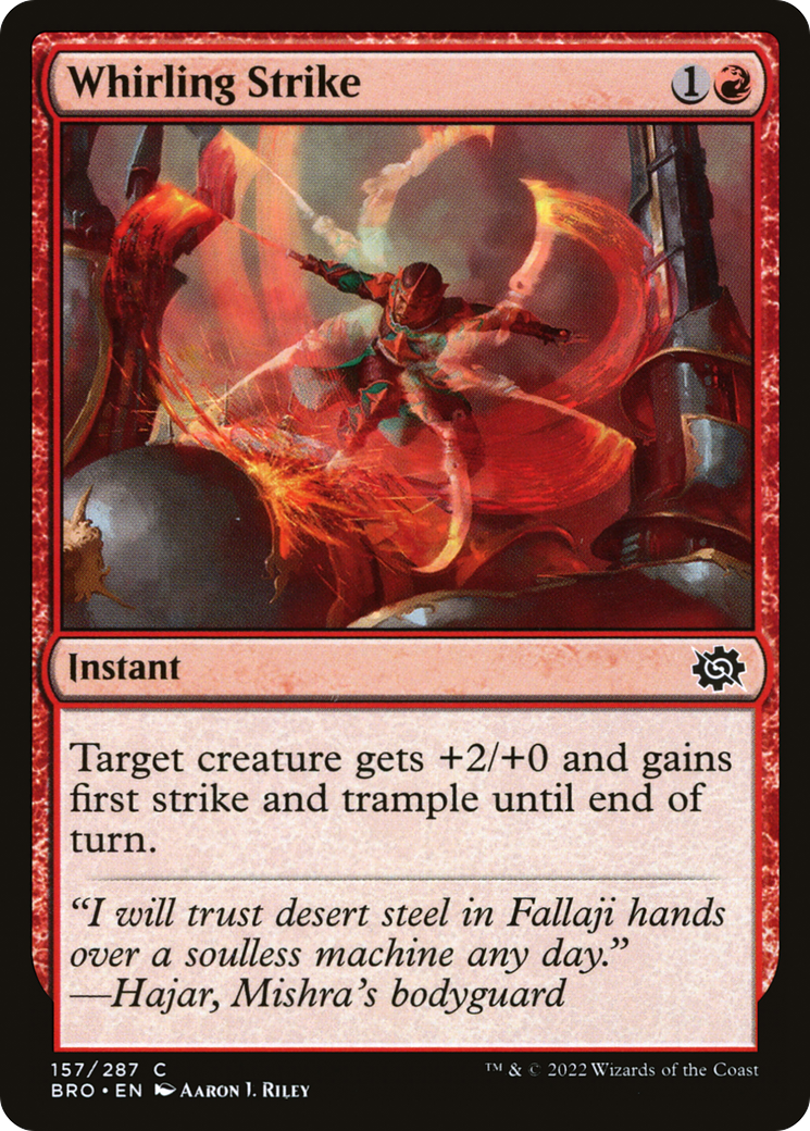 Whirling Strike Foil