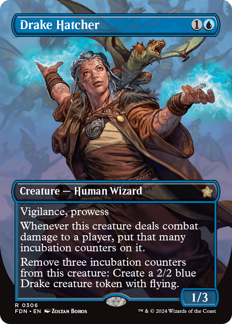 Drake Hatcher (Borderless) Foil