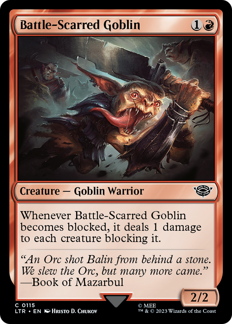 Battle-Scarred Goblin Foil