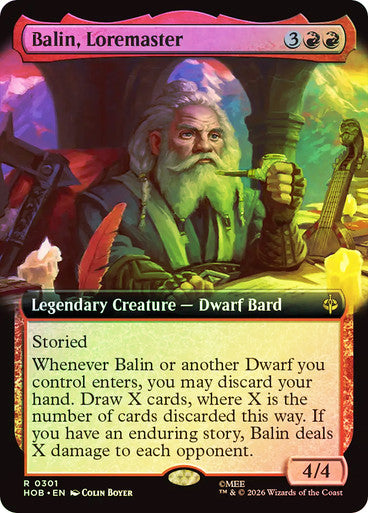 Balin, Loremaster (Extended Art) Foil