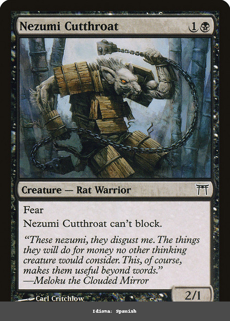 Nezumi Cutthroat - Regular - Spanish