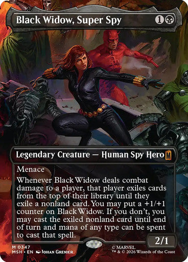 Black Widow, Super Spy (Borderless)