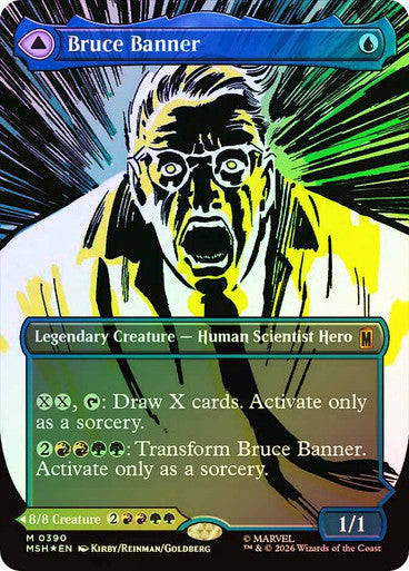 Bruce Banner // The Incredible Hulk (Borderless) Foil