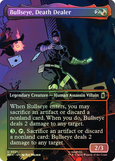 Bullseye, Death Dealer (Borderless) Foil