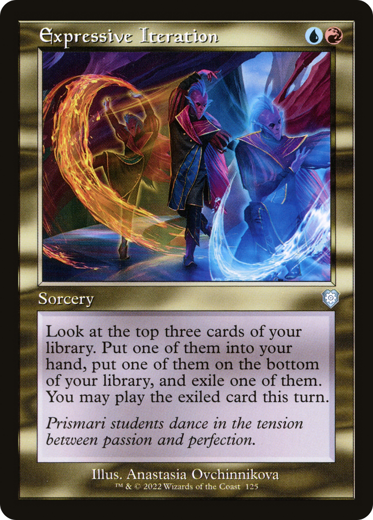 Expressive Iteration (Retro Frame)