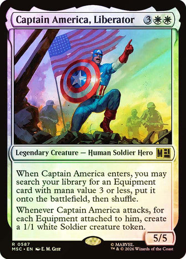 Captain America, Liberator Foil