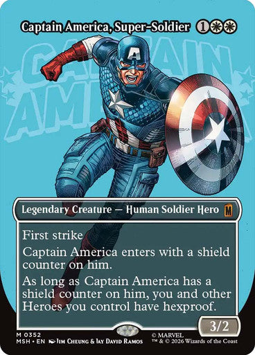 Captain America, Super-Soldier (Borderless)