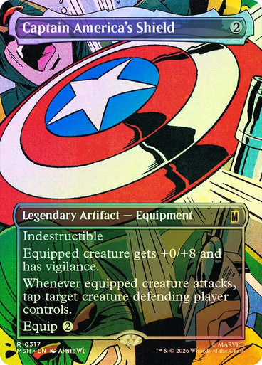 Captain America's Shield (Borderless) Foil