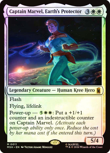 Captain Marvel, Earth's Protector Foil