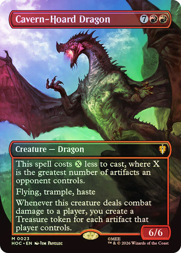 Cavern-Hoard Dragon (Borderless) Foil