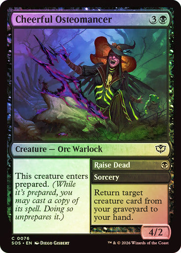 Cheerful Osteomancer // Raise Dead Foil