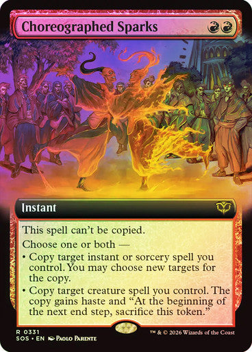 Choreographed Sparks (Extended Art) Foil