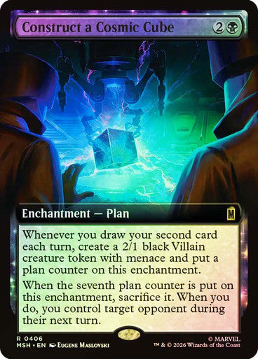 Construct a Cosmic Cube (Extended Art) Foil