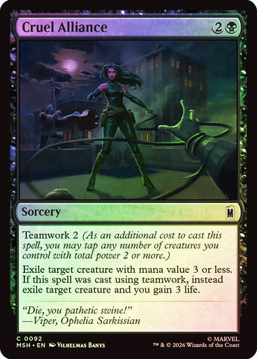 Cruel Alliance Foil