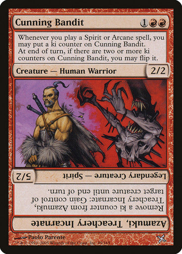 Cunning Bandit // Azamuki, Treachery Incarnate (Spanish)
